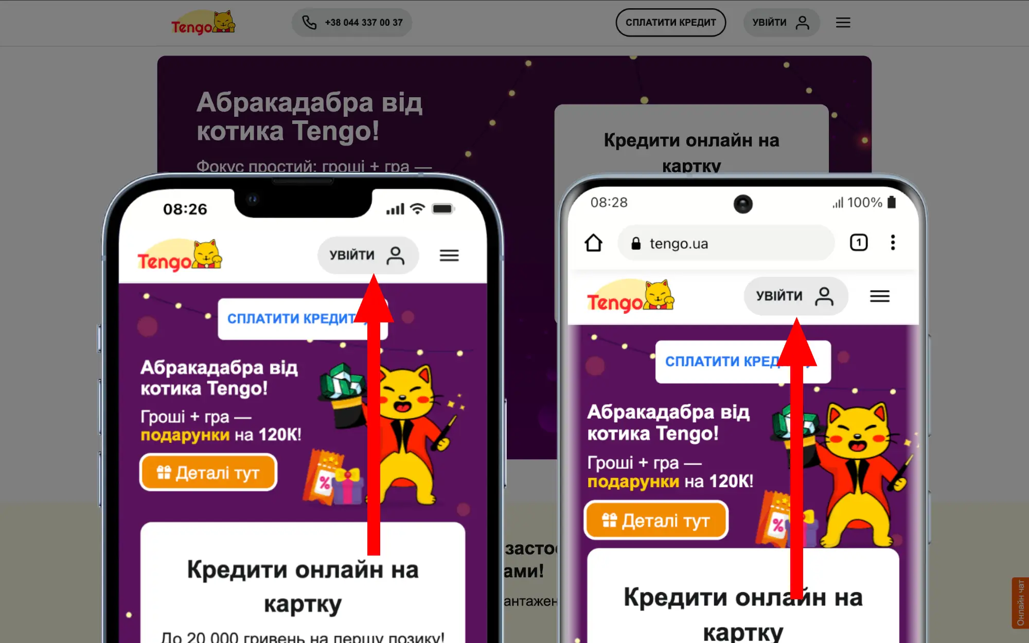 тенго вхід